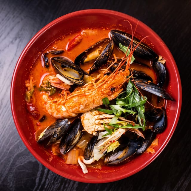 Honghab Jambbong / 홍합짬뽕.