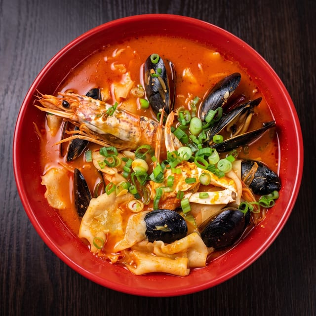 Sujebi Jambbong / 수제비 짬뽕.